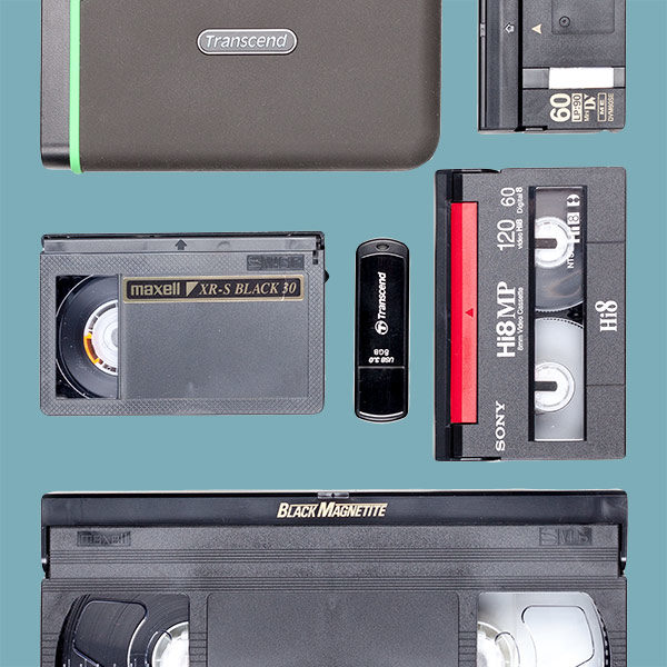Hi8, Video8, VHS-C, MiniDV, VHS, MiniDVD